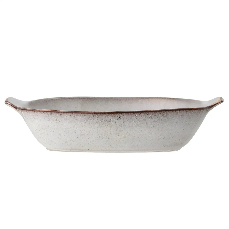 Bloomingville Auflaufform Sandrine aus Keramik in Nature, Breite: 42 cm - Bild 1