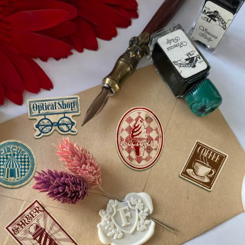 Transparenter Retro Motiv Stempel aus Silikon für deine DIY-Projekte, Farbe: Transparent - Bild 4