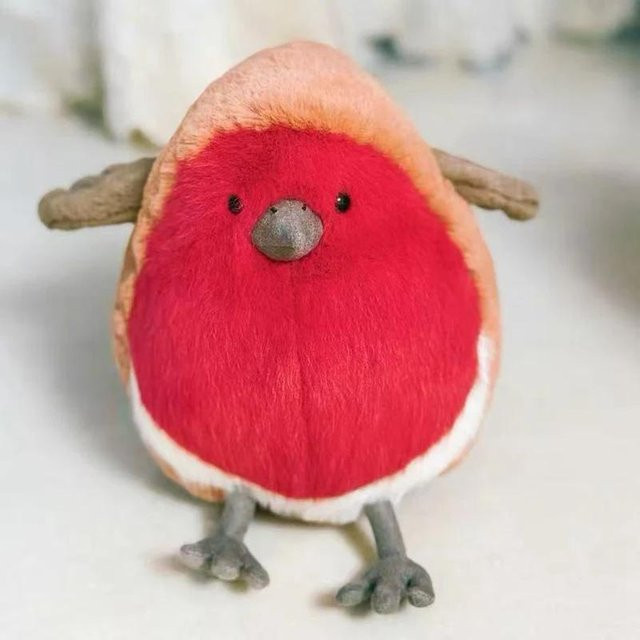Fetter Rotkehlchen Plüschtier, Stofftier, 20cm, ab 14 Jahren - Bild 1