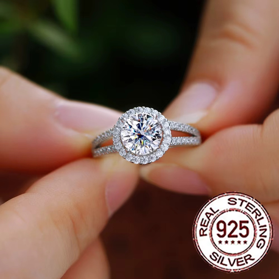 Cww zircons Ring, 925 Silber, Zirkonia, Damen - Bild 2