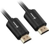 Sharkoon HDMI Stecker in Schwarz - Bild 1