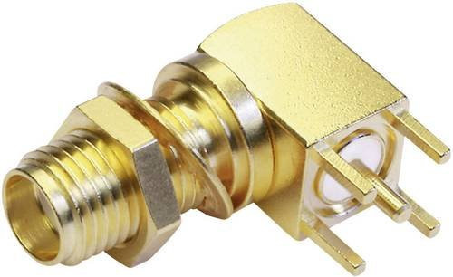 Telegärtner SMA-Steckverbinder Buchse horizontal Gold 50 Ohm - Bild 1