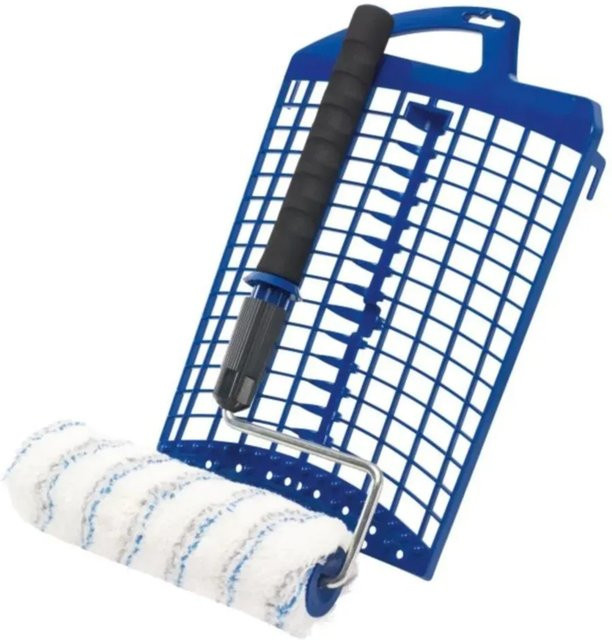 LUX-TOOLS Farbroller-Set 3-teilig in Blau - Bild 1