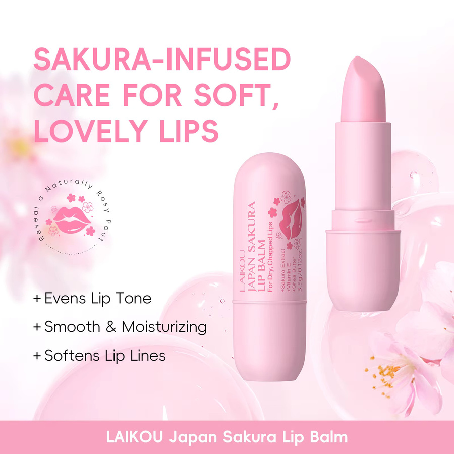 LAIKOU Sakura Lippenbalsam, Unisex - Bild 2