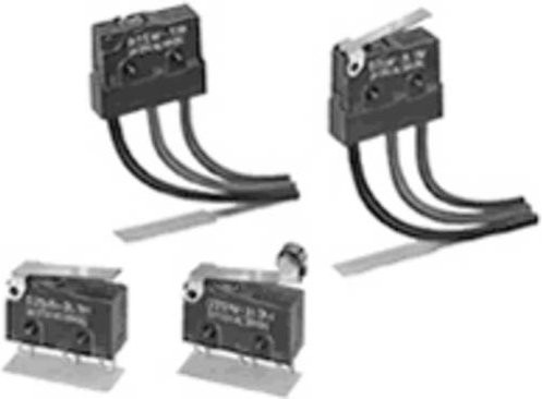 Omron Mikroschalter D2SW-01L3H Schwarz 30 V/DC 0.1A - Bild 1
