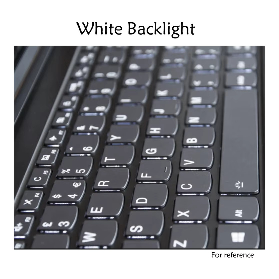 Hintergrundbeleuchtete Laptop-Tastatur für Lenovo Ideapad Flex 5-14alc05 5-14are05 5-14iil05 5-14itl05 in Schwarz mit QWERTZ Layout (Deutsch) - Bild 3