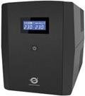 Conceptronic Zeus 03E USV Unterbrechungsfreie Stromversorgung in Schwarz mit 1200 VA, 720 Watt, 6 Ausgangsanschlüssen, USB-A und Ethernet/LAN Anschlüssen - Bild 1