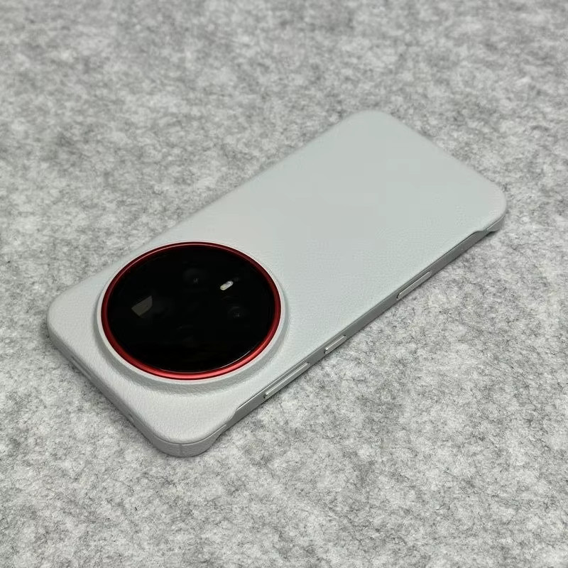 Luxuriöse matte Schutzhülle für Honor Magic 8 Pro aus PC mit Objektivschutz in Weiß und Grau - Bild 1