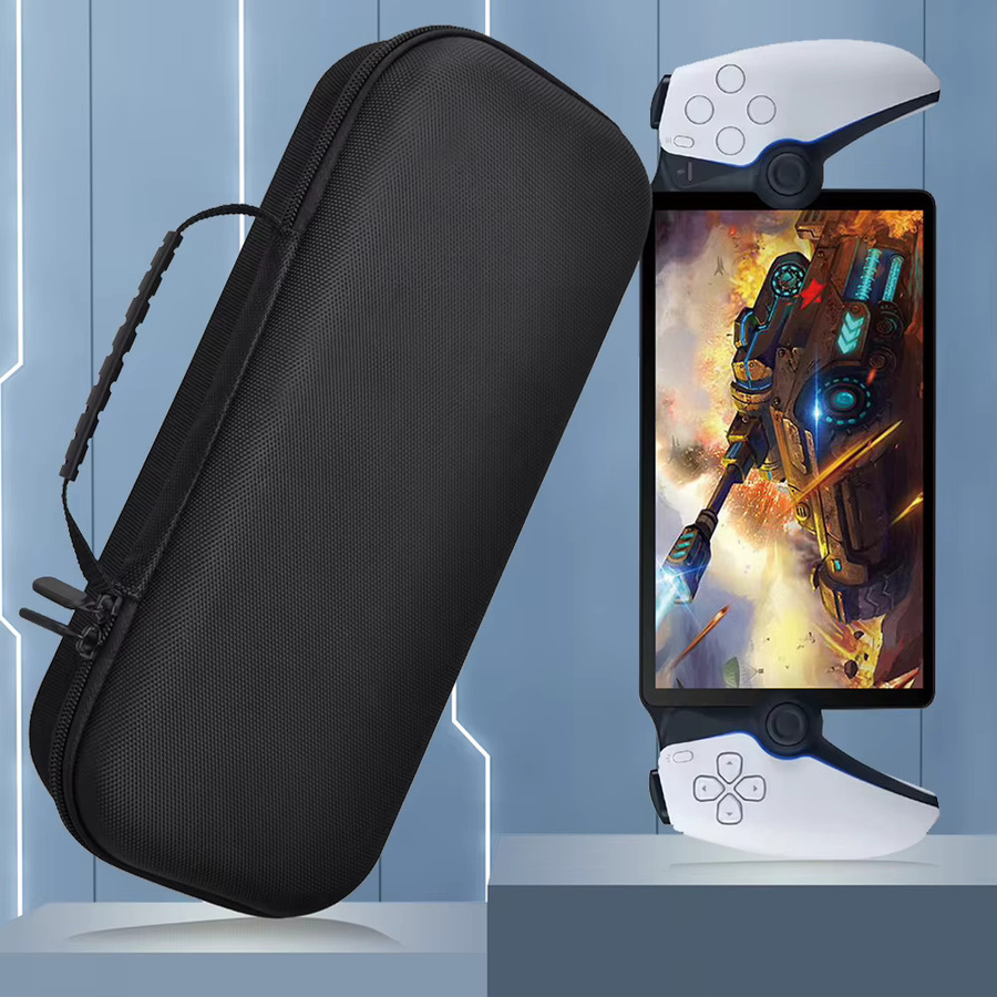 APWIKOGER Schutzhülle für PlayStation 5 Portal Handheld Spielekonsole, Harte Reise-Tragetasche, Schwarz - Bild 2