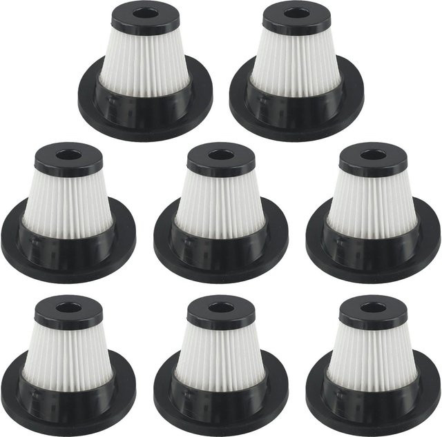 VacLife Waschbare Ersatzfilter für kabellose Staubsauger, 8er Pack, Weiß - Bild 1