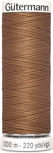 Gütermann Allesnäher Polyester-Nähgarn, Farbe: Mittelbraun, 200 m - Bild 1