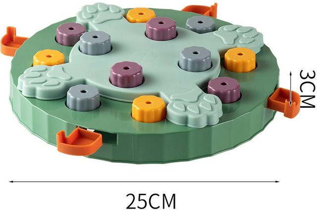 NATAWA Hund Puzzle Spielzeug, Langsam Feeder, Grün - Bild 1