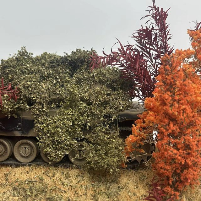 TERAYSUN Künstliche Pflanzen Reben in Grün für Tabletop, Wargame und Garten Dekoration - Bild 1