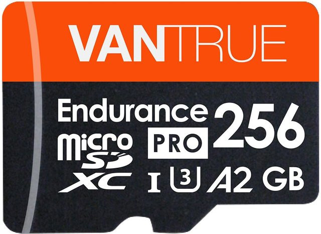 Vantrue microSDXC UHS-I U3 Speicherkarte für 4K UHD Dash-Cam mit Adapter - Bild 1