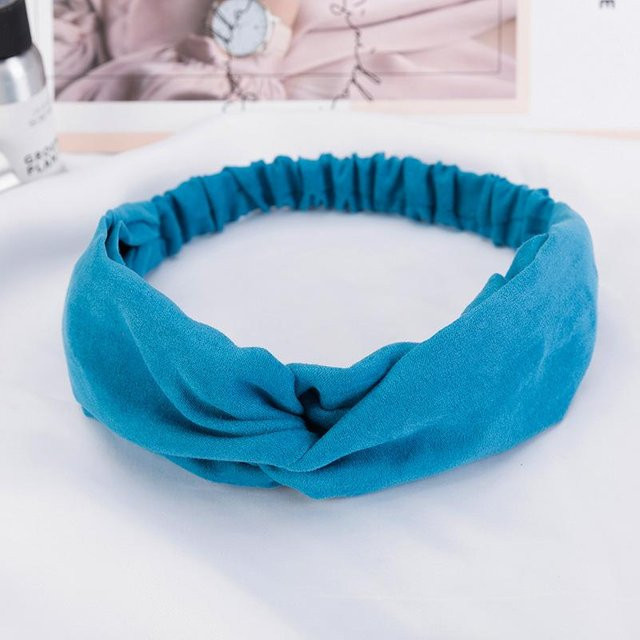 Stirnband Damen, Bohemian, blau - Bild 1