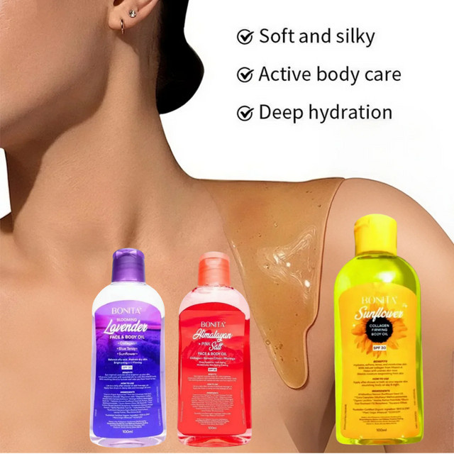 Bonta Himalaya-Rosa-Salz Körpermassageöl, 50 ml, Unisex - Bild 1