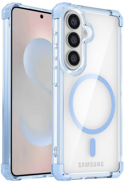 Stoßfeste Armor MagSafe Hülle für Samsung Galaxy S26 S25 S24 S23 S22 S21 Ultra Plus S23FE S24FE in Transparent - Bild 1