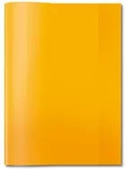 HERMA Heftschoner DIN A4 aus Kunststoff in Orange und Transparent - Bild 1