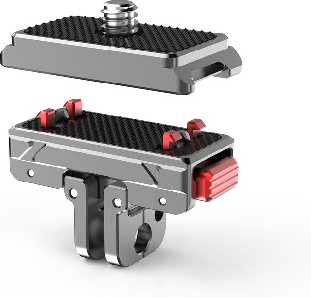 CAMOLO Magnetischer Schnellwechseladapter für Insta360 Ace, Ace Pro, ONE X2 und GoPro 12 11 10 Action-Kameras als QR-Adapter-Montageplatte für Stativ-Montagen - Bild 1