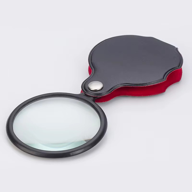 TELEHILL Lupe 8x, gefaltet, Leder - Bild 2