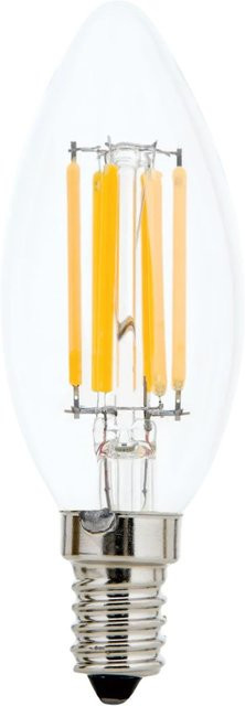 Orion Leuchten LED-Kerze E14 dimmbar, 4,5W, 470lm, 2700 K Warmweiß, Klar - Bild 1