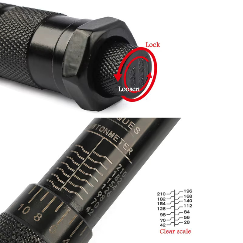 FHZX Drehmomentschlüssel Ratsche 5-60nm Schwarz für Kfz-Reparatur und Fahrrad-Werkstatt - Bild 5