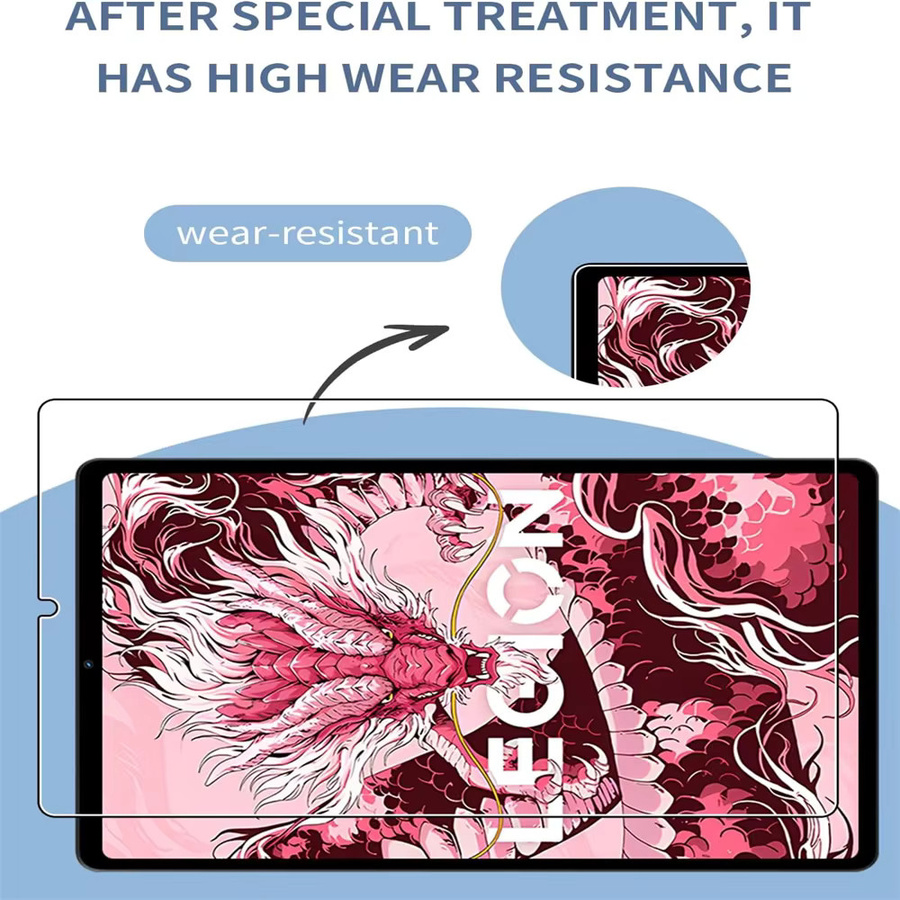 2 Stück Displayschutzfolie aus gehärtetem Glas für Lenovo Legion Y700 8,8 Zoll 2. und 3. Generation, transparent, HD klar - Bild 6