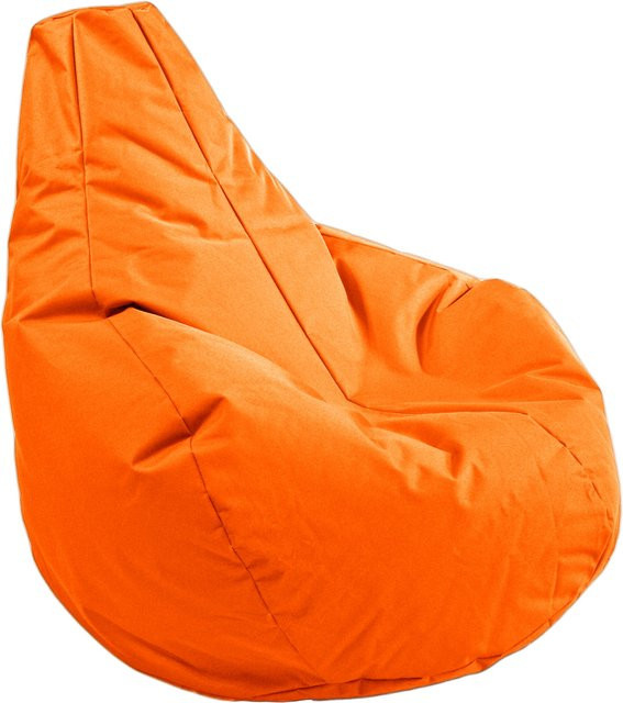 Kinzler Sitzsack Gamer in Orange mit abnehmbarem Bezug und Reißverschluss - Bild 1