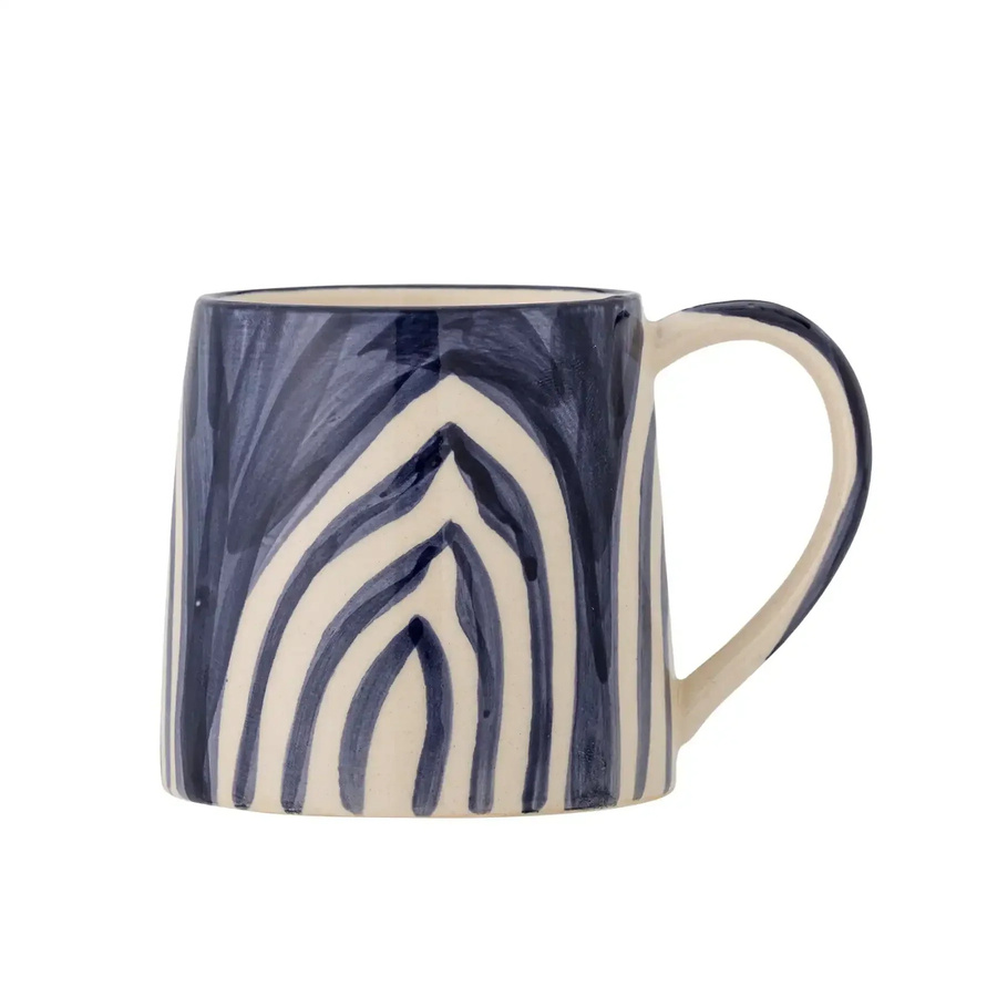 Bloomingville Becher Shama aus Steingut in Blau, 270 ml - Bild 1