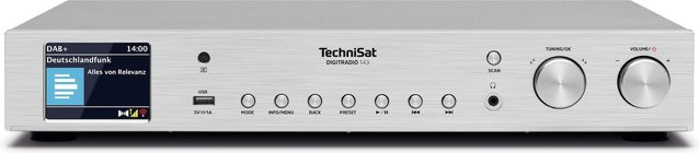 TechniSat DIGITRADIO 143 (V3) Hi-Fi-Komponente als DAB+ und Internetradio mit Wi-Fi in Silber - Bild 1
