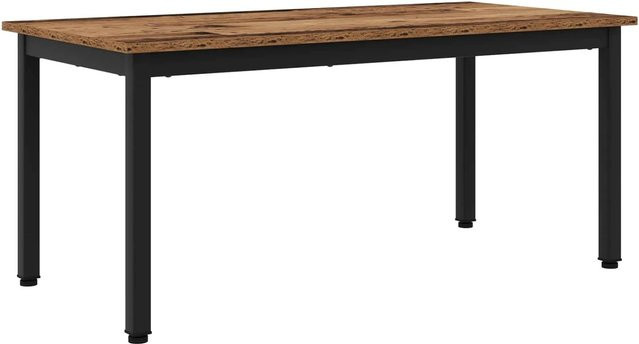vidaXL Couchtisch aus Altholz in Braun, modern und rechteckig, B/T/H: 100 x 50 x 45 cm - Bild 1