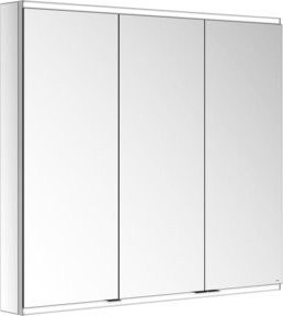 Keuco Spiegelschrank Royal Modular 2.0 in Weiß und Silber mit 3 Türen und 2 Schubladen B/H/T: 90 x 105 x 12 cm - Bild 1