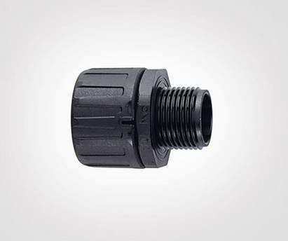 HellermannTyton Schlauchverschraubung HG25-S-M25-PA66-BK Schwarz M25 Gerade - Bild 1