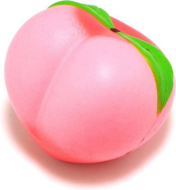 Needoh Pfirsich Squishy Stressball, Käse Squishy, pink - Bild 1