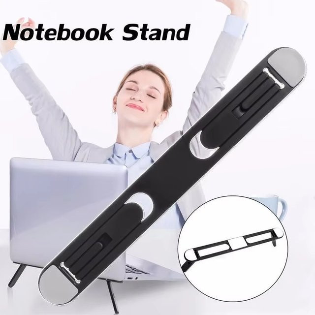Mrgabwte Faltbarer Laptop Stand Universal Notebook Cooling Pad in Schwarz - Bild 1