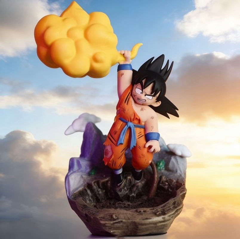 Bandai Dragon Ball Actionfigur Son Goku Super Saiyan aus PVC, mehrfarbig, Höhe: 10 cm - Bild 1