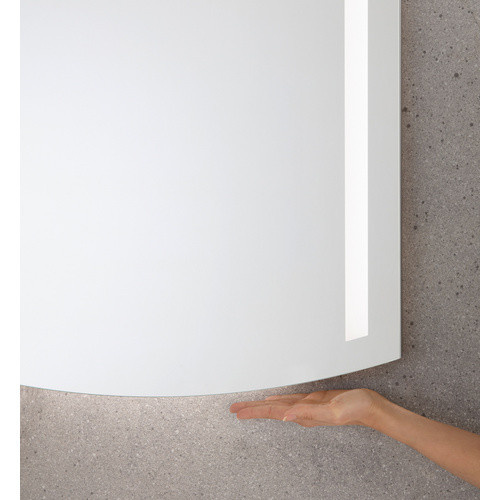 Fackelmann LED-Spiegelelement B.Style in Grau mit Maßen B: 80,5 cm, H: 80 cm, T: 2 cm - Bild 2