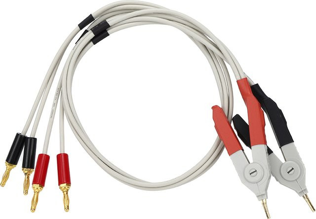 4-Terminal Elektronik Messleitung Low Resistance Test Clip für Digital Bridge Messgeräte, Mehrfarbig - Bild 1