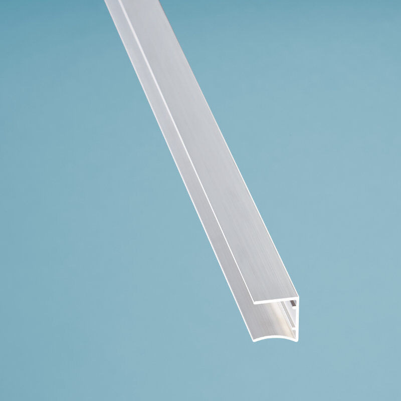 Scobalit Alu Abschlussprofil als Kantenschutz für 16 mm Plattenstärke, Farbe: Silber, Mill Finish - Bild 1