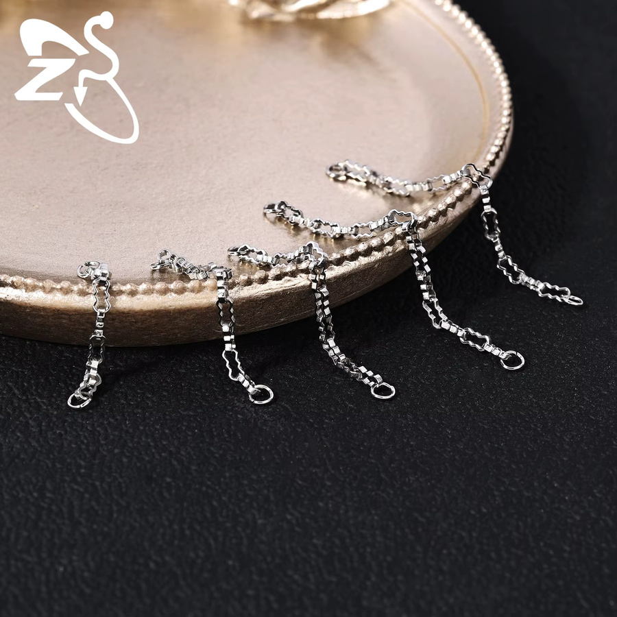 ZS Nasenkette Edelstahl, Brückenpiercing, Unisex, 32–50 mm - Bild 3