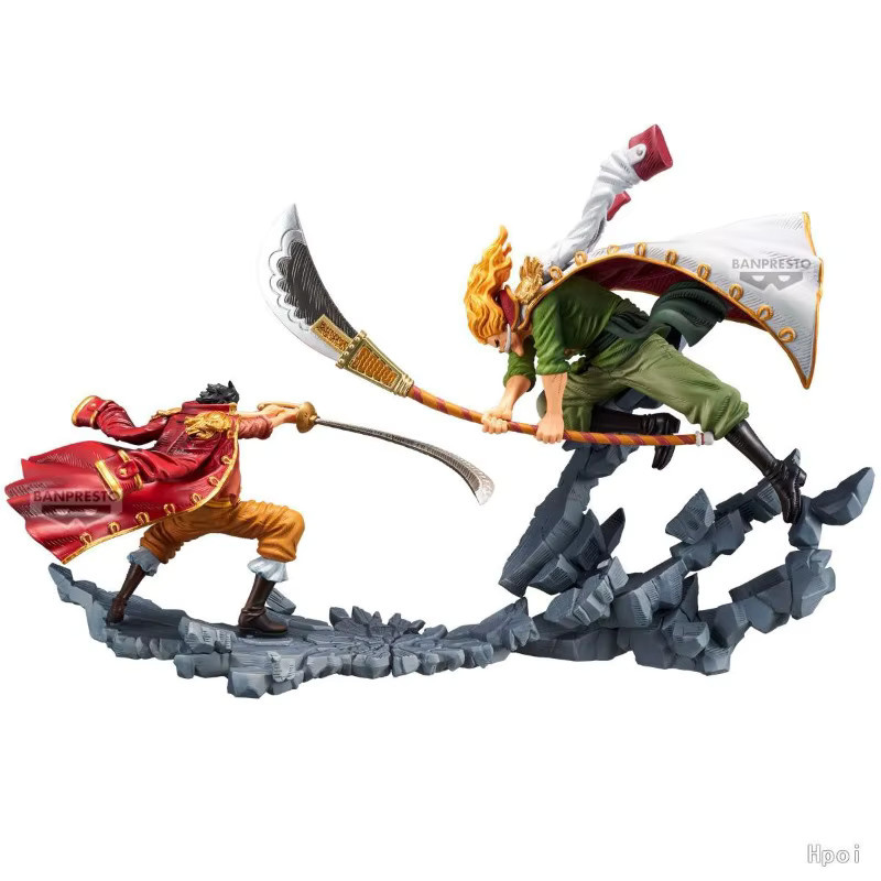 Banpresto One Piece Actionfigur Manhood Special Dynamic Battle Whitebeard vs. Gol D. Roger Anime Sammlerfigur - Bild 2