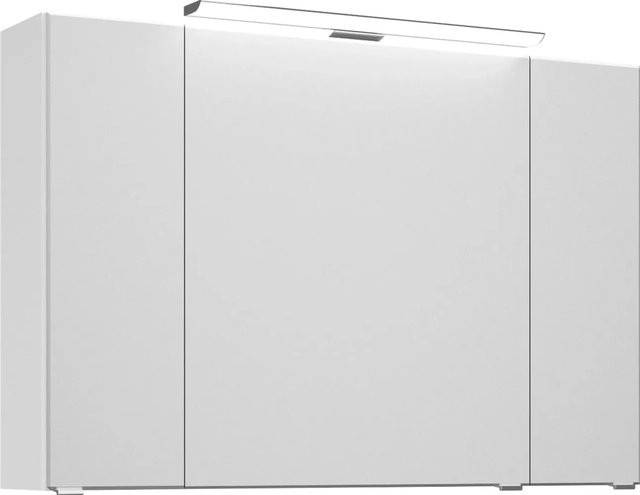 Pelipal Spiegelschrank Trentino Weiß Glänzend mit Soft-Close-Türen und internen Regalen, Breite: 105 cm - Bild 1