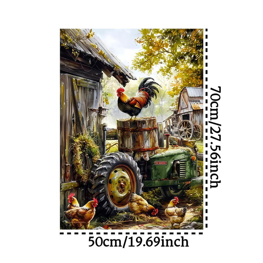 AZNM Bauernhofszene Puzzle, 1.000 Teile - Bild 3