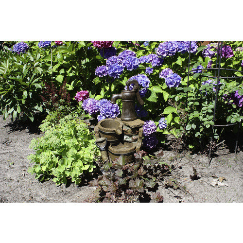 GARDEN PLEASURE Gartenbrunnen TRITON Quellsteine aus Polyresin inkl. Pumpe bunt - Bild 2