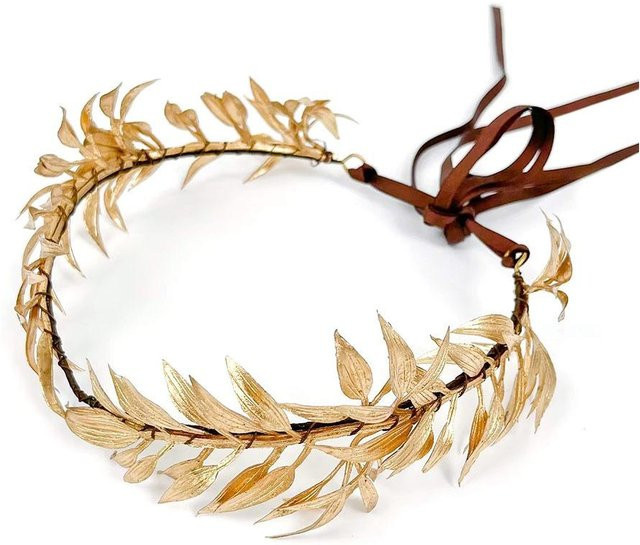 SXhemei Stirnband, Gold beige, Unisex - Bild 1