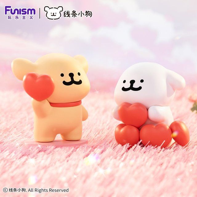 FUNISM Malteser Happy Snuggling Series Blind Box Anime Figuren Niedlicher Welpe Sammelfiguren für den Schreibtisch - Bild 1