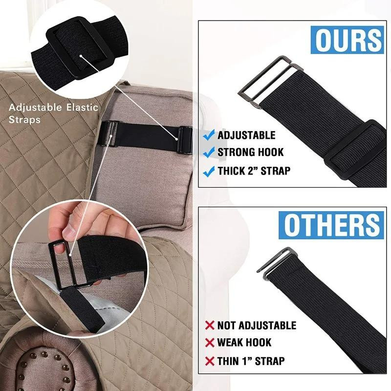 Wasserdichter und verschleißfester Sofabezug von Yiran bag in Beige, rutschfester 1-Sitzer Schutzbezug aus Polyester für Sessel und Möbel - Bild 2