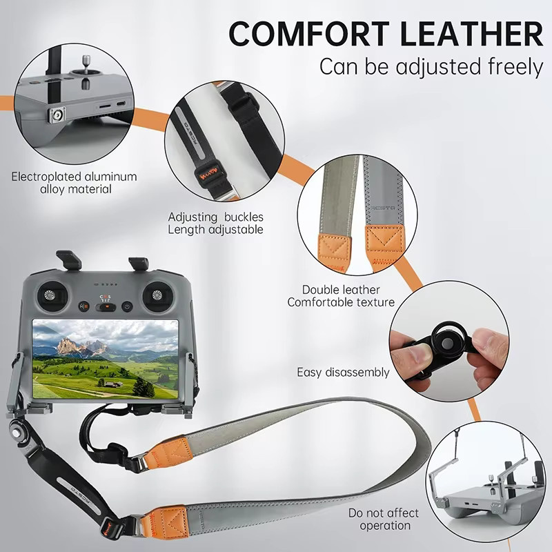 RCSTQ Balance Strap System für DJI RC und RC 2 Fernbedienungen sowie DJI Mini 3 Pro, Mini 4 Pro und Air 3 Zubehör - Bild 4