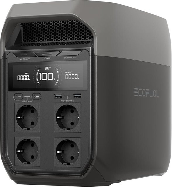 EcoFlow DELTA 3 Tragbare Powerstation Grau 1024 Wh - Bild 1
