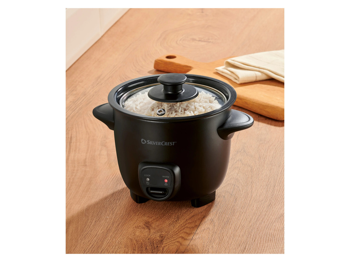 SILVERCREST Mini Reiskocher SRK 200 A1 in Schwarz mit Warmhaltefunktion - Bild 2